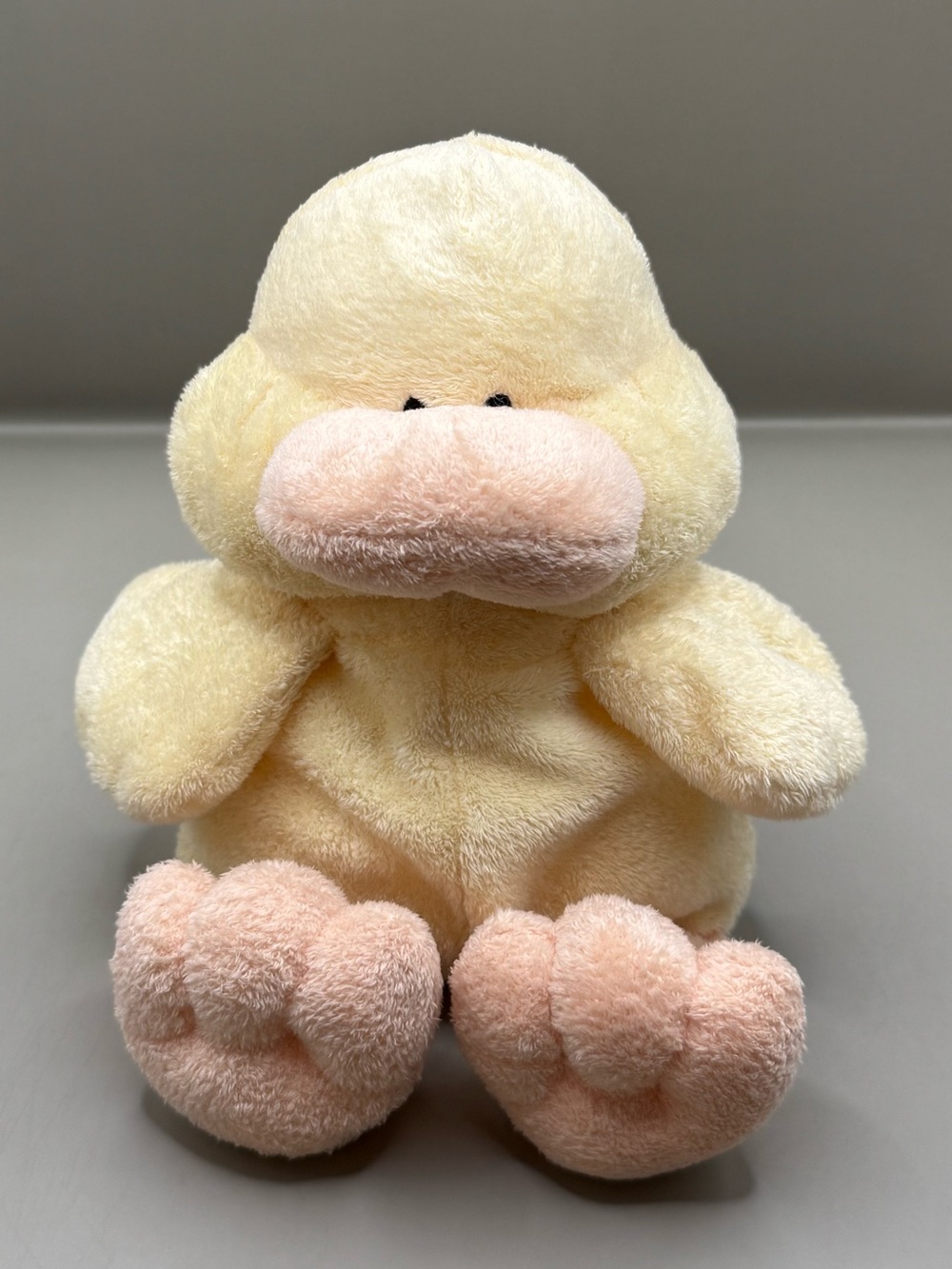 Ty Pluffies Puddles Duck Plush Stuffed Animal Lovey Tylux